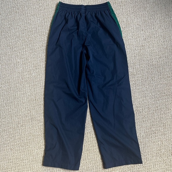 Ralph Lauren Kids Navy Athletic Pants with Green and White Stripes - Picture 4 of 5